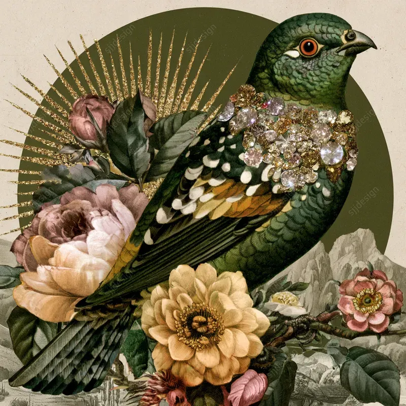Victorian Garden Collages