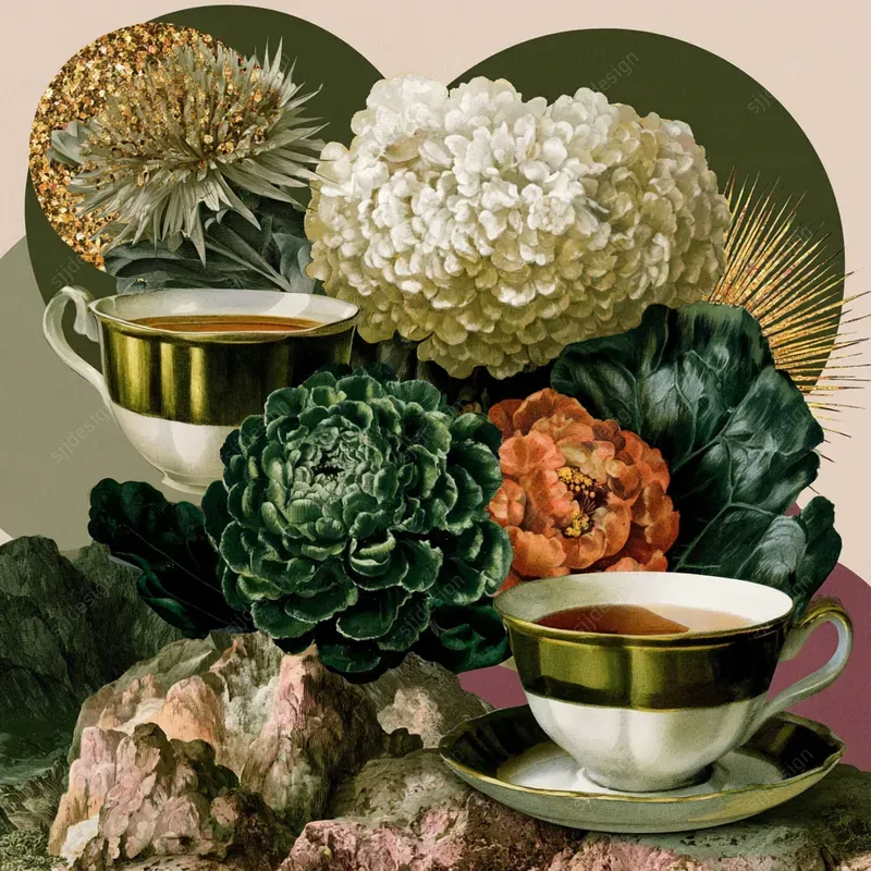 Victorian Garden Collages