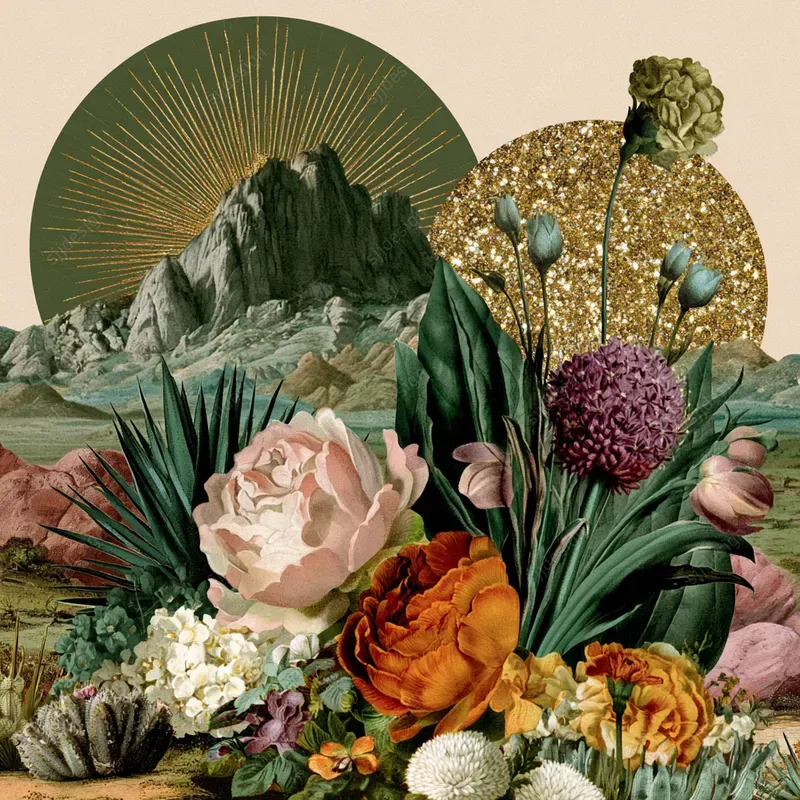 Victorian Garden Collages