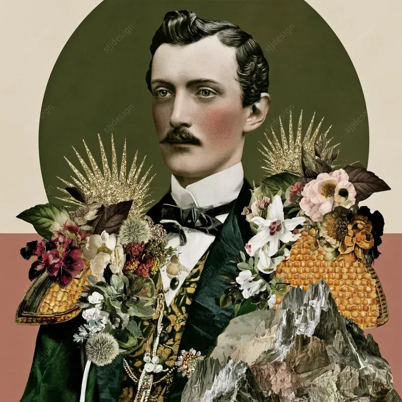 Victorian Garden Collages