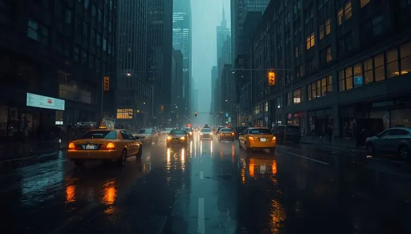 Cinematic Rain City Nights