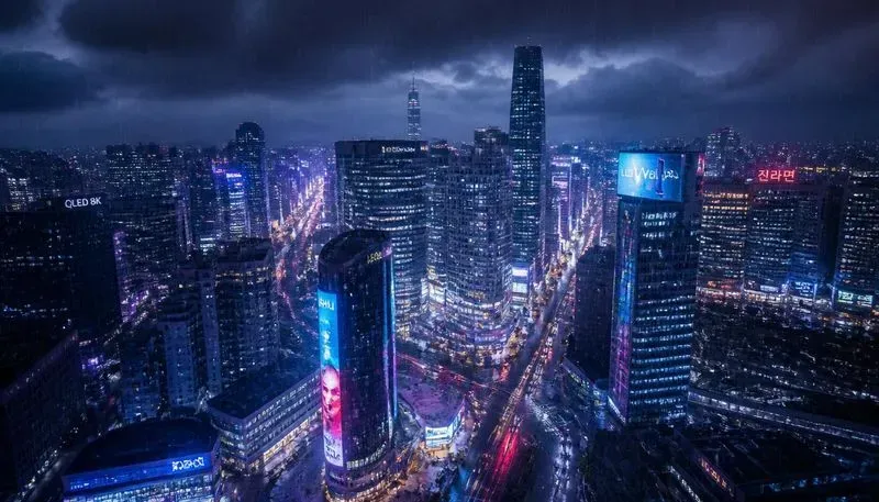 Cinematic Rain City Nights