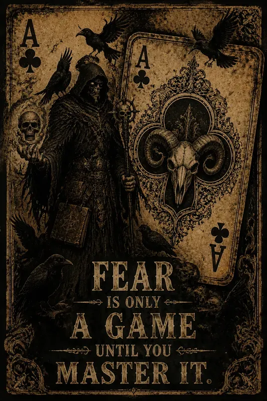 Vintage Gothic Ace Card Posters