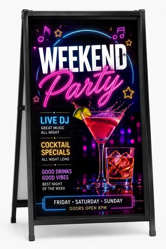 Bar Promotion Standee Generator