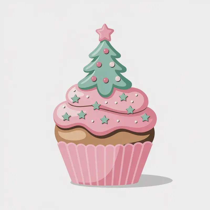 Cute Pink Christmas Cakes