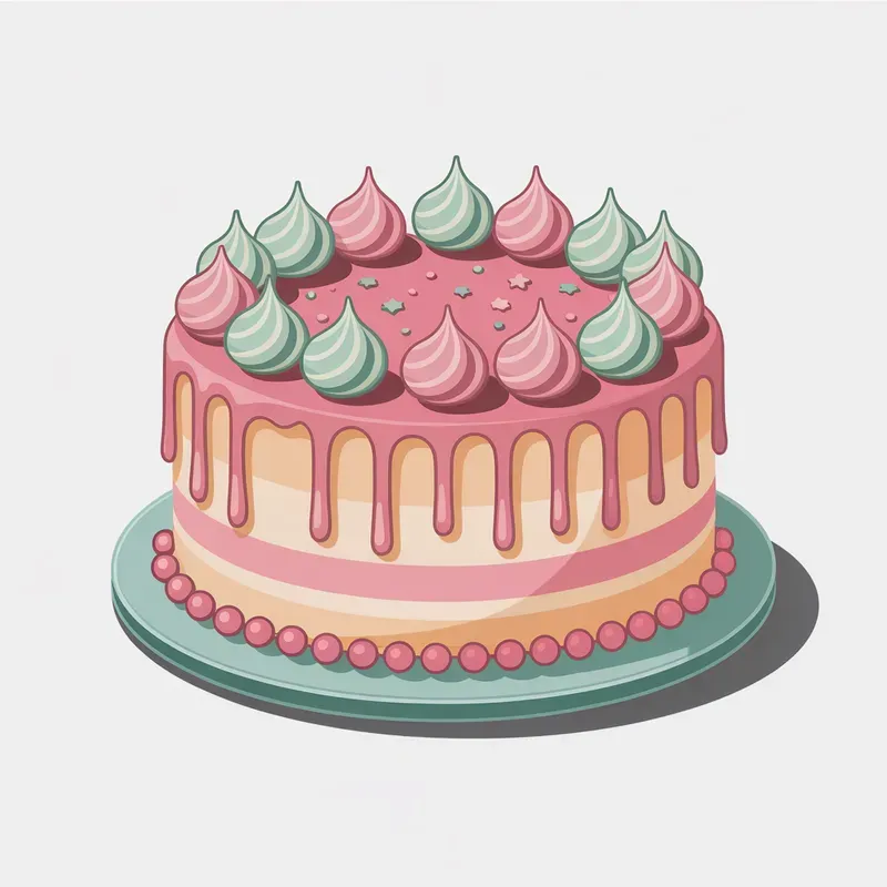 Cute Pink Christmas Cakes