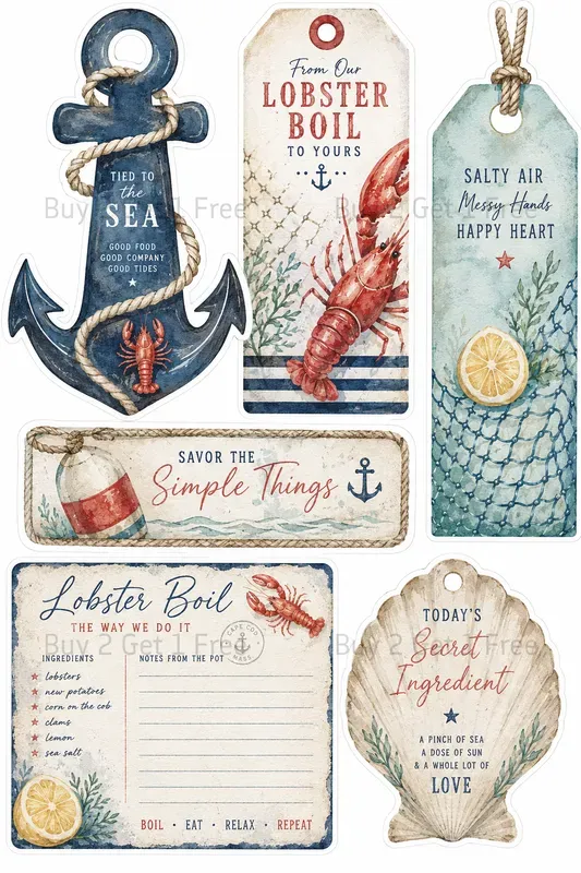 Western Printable Recipe Tag Sheets