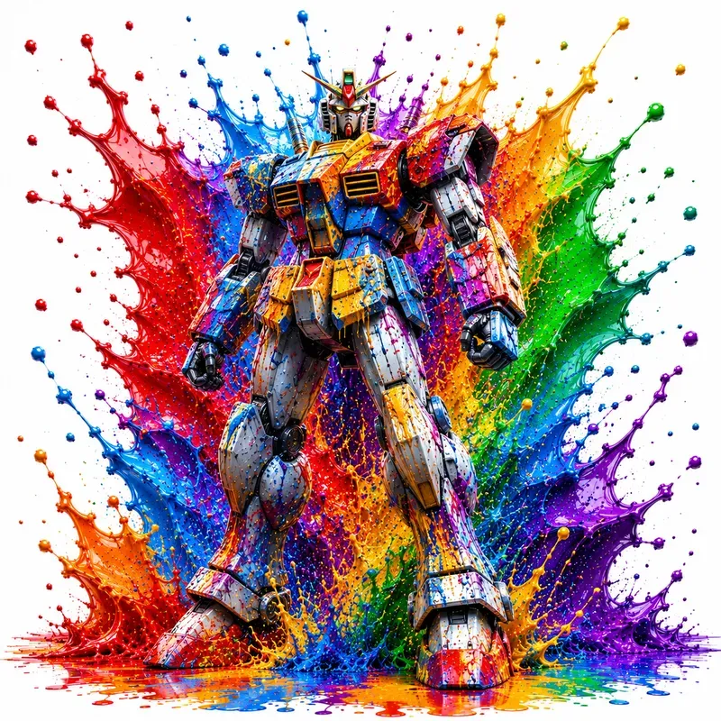 Epic Rainbow Splash Artworks