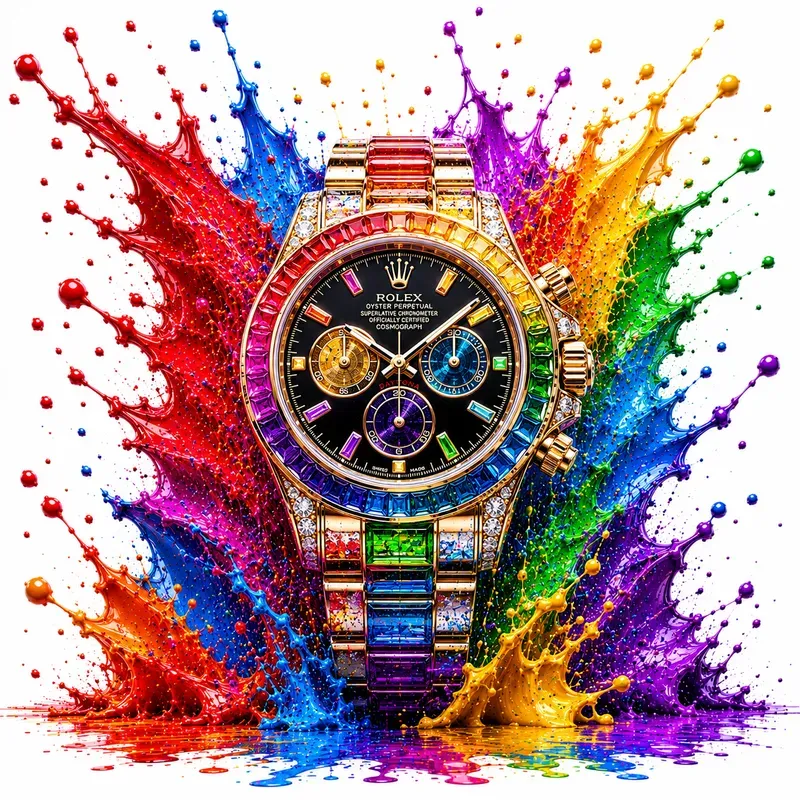 Epic Rainbow Splash Artworks