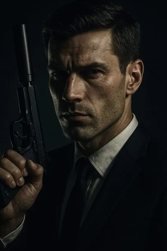 Cinematic Portrait Films Noir Style