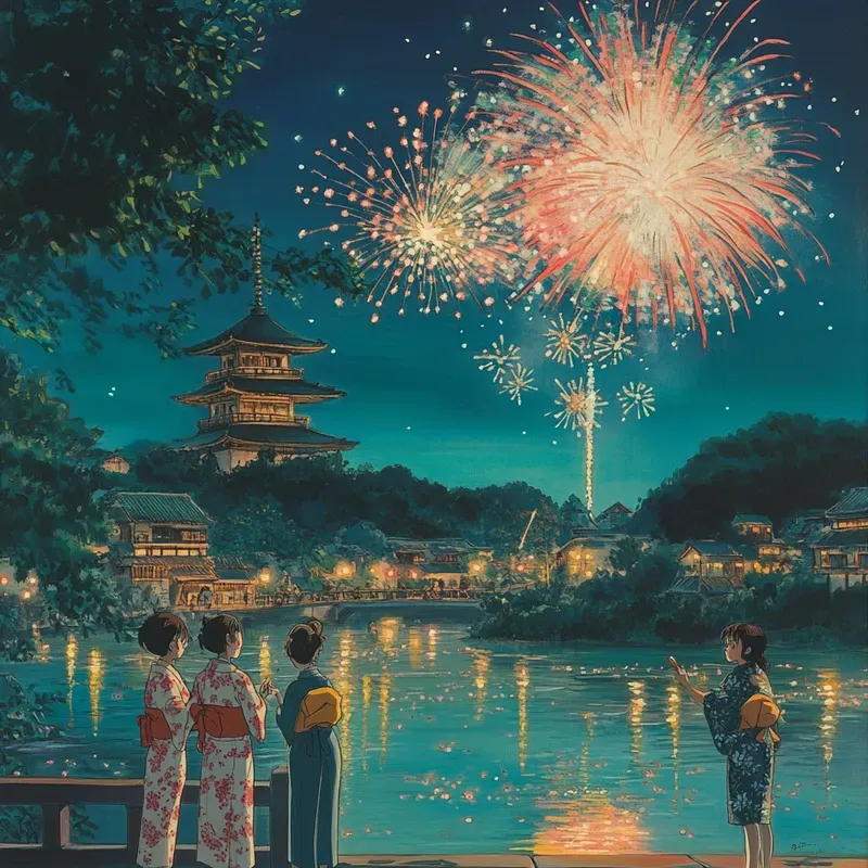 Studio Ghibli 90s Anime Style