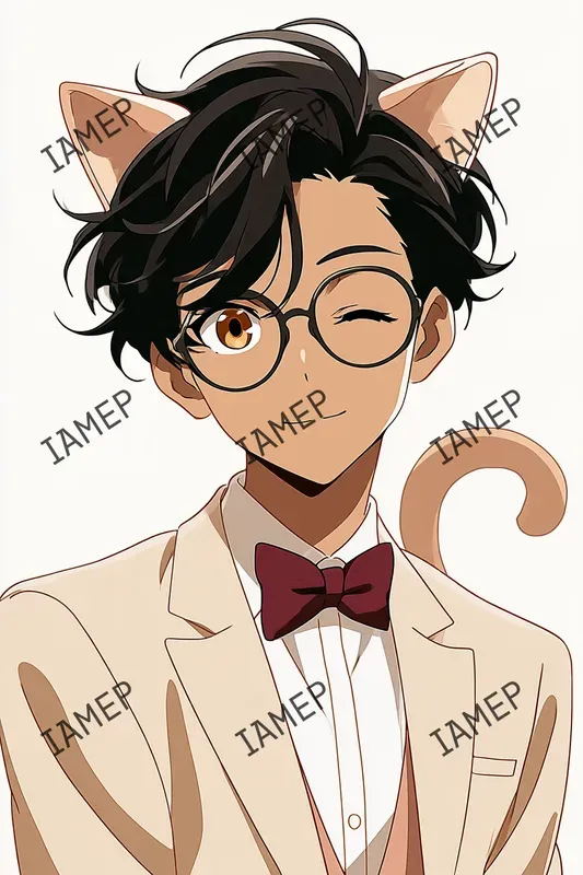 Warm Editorial Anime Portraits