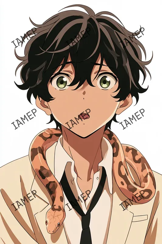 Warm Editorial Anime Portraits