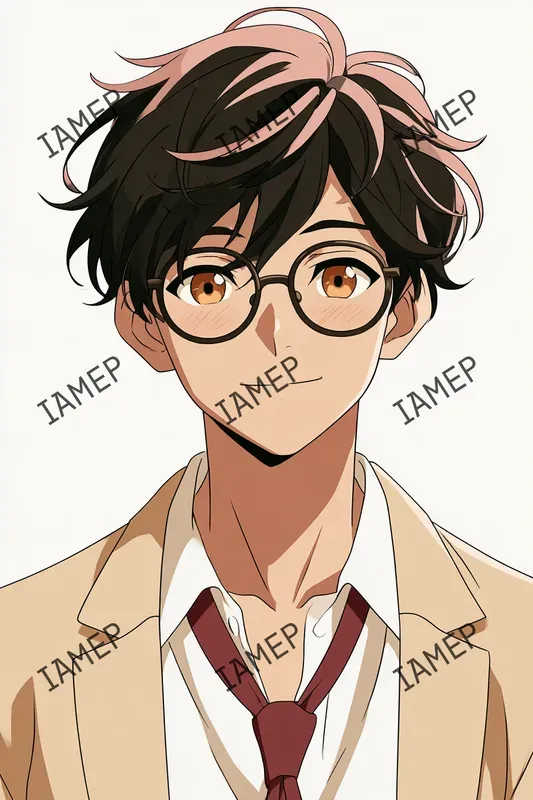 Warm Editorial Anime Portraits