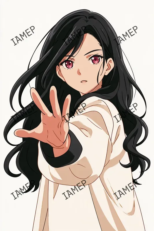 Warm Editorial Anime Portraits