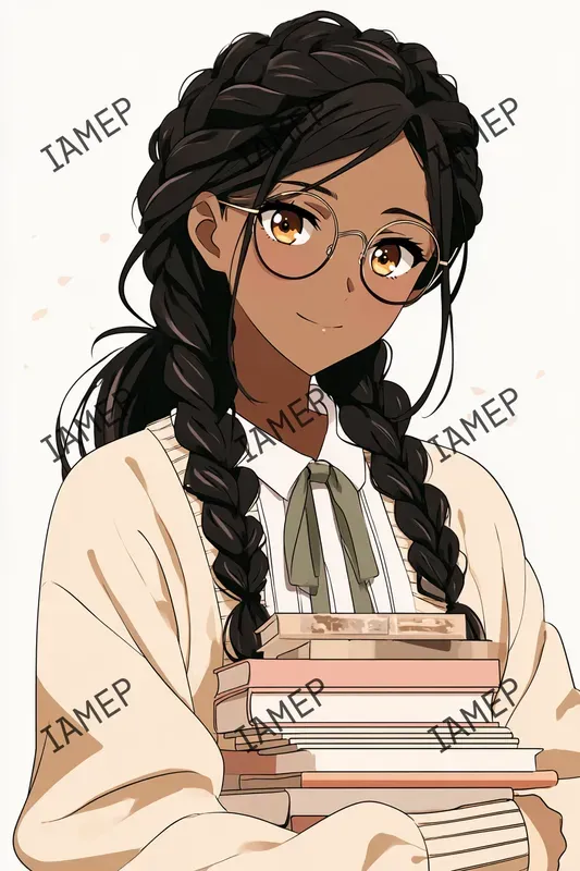 Warm Editorial Anime Portraits