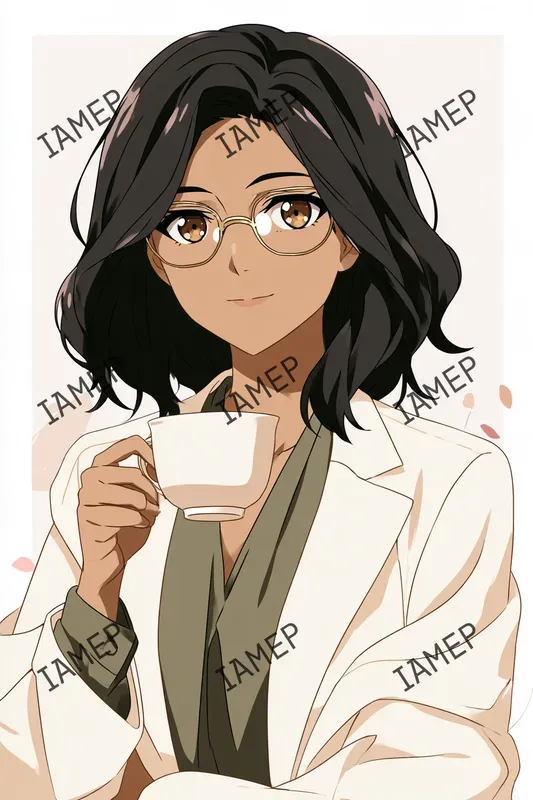 Warm Editorial Anime Portraits