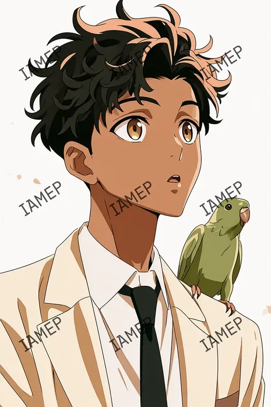 Warm Editorial Anime Portraits