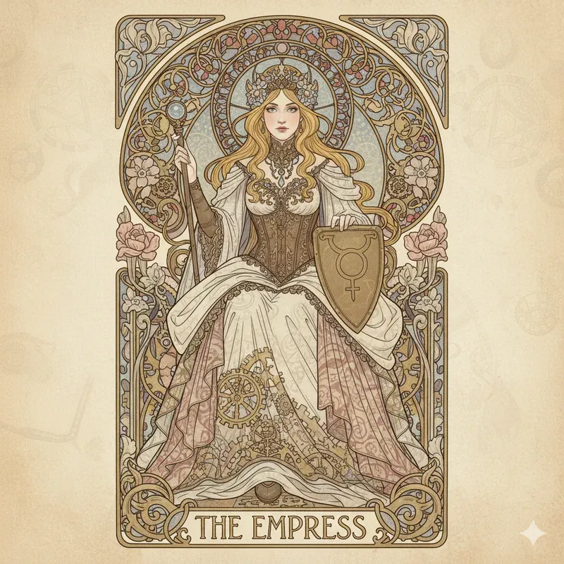 Mucha Steampunk Tarot Kits