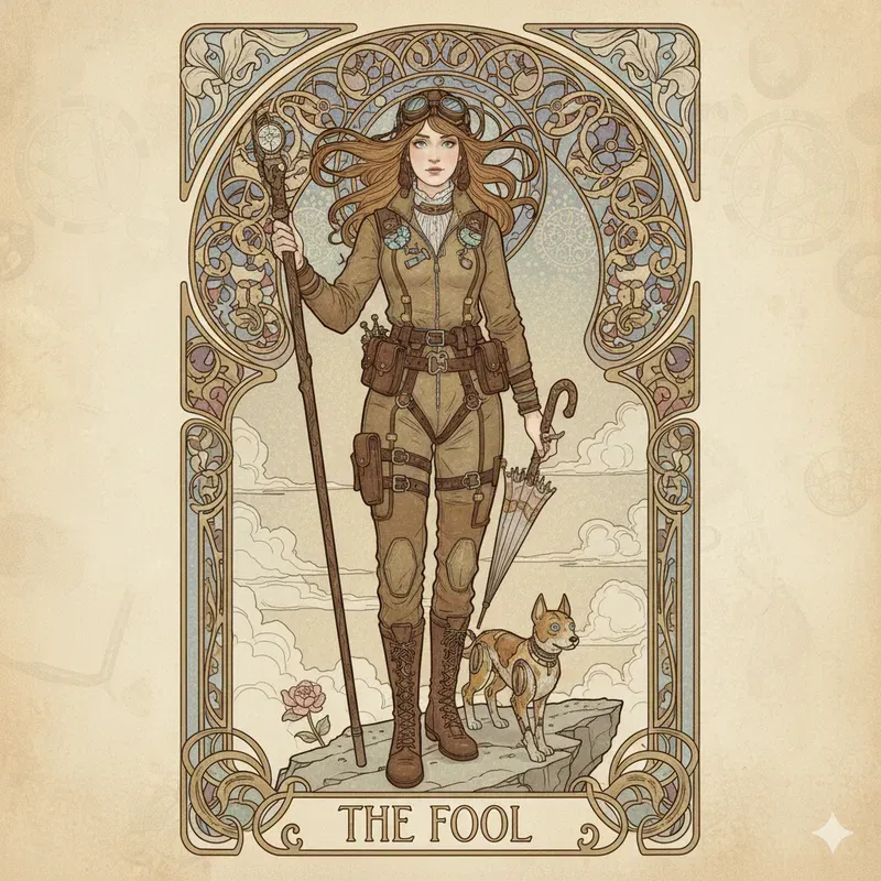 Mucha Steampunk Tarot Kits