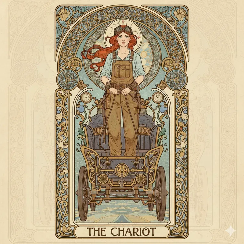 Mucha Steampunk Tarot Kits