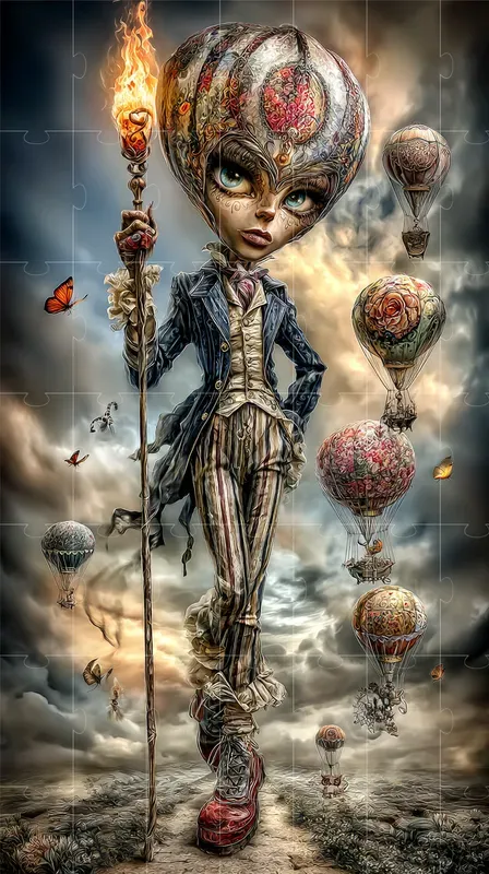 Surreal Symbolic Characters