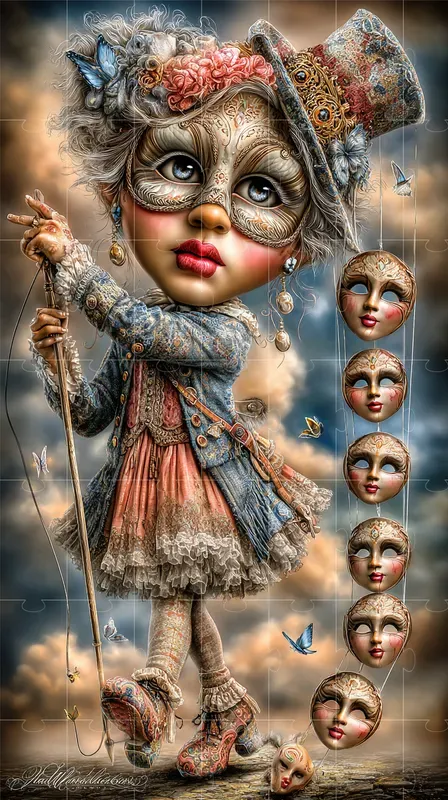 Surreal Symbolic Characters