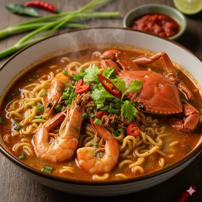 Aceh Traditional Dishes Stock Photos