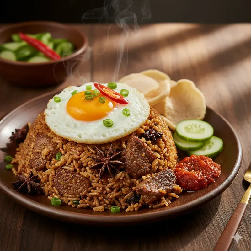 Aceh Traditional Dishes Stock Photos