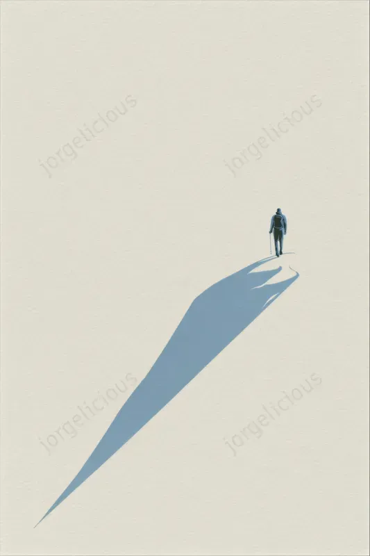 Minimalist Negative Space Art