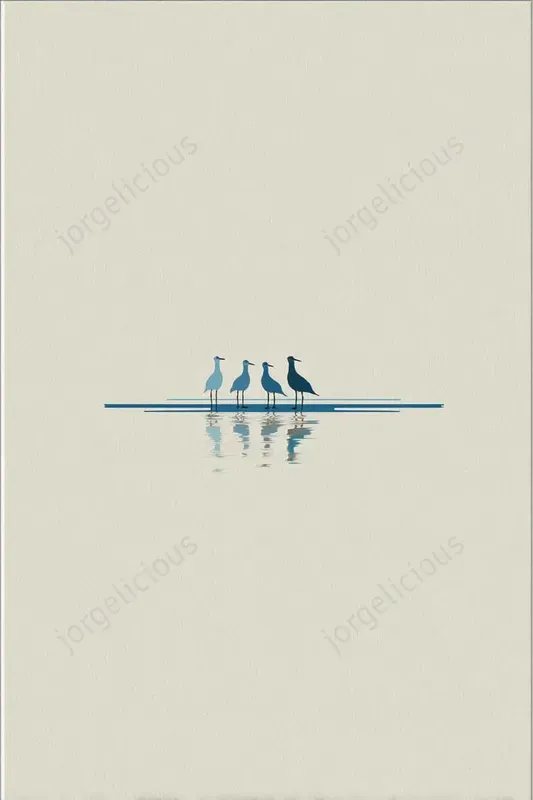 Minimalist Negative Space Art