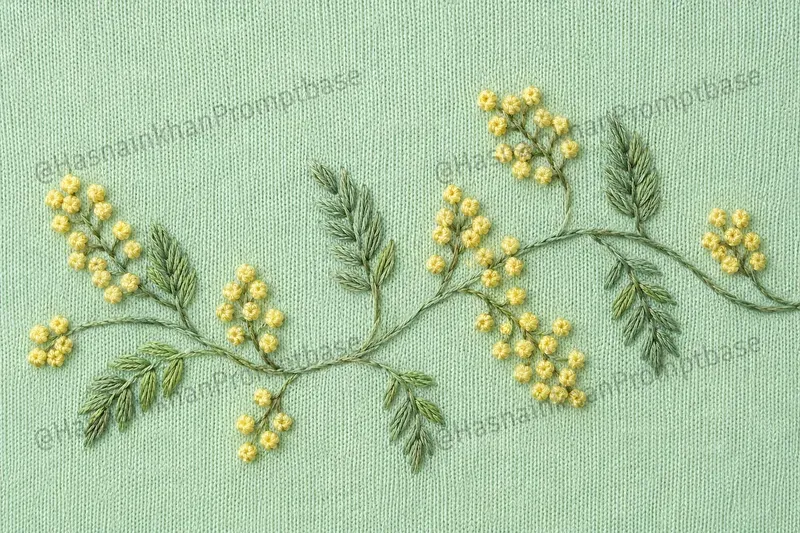 Floral Vine Hand Embroidery Patterns