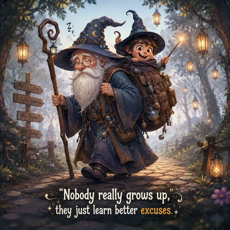Whimsical Emotional Quote Art