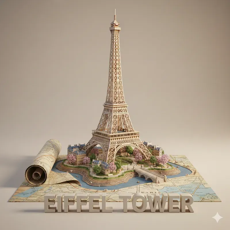 World Heritage 3D Map Art