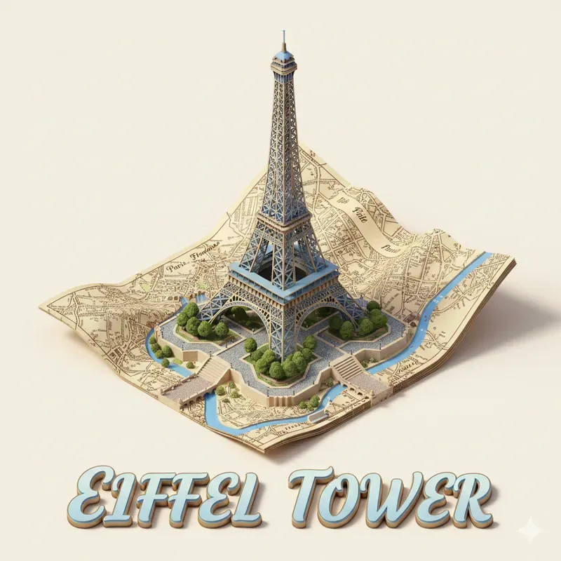 World Heritage 3D Map Art