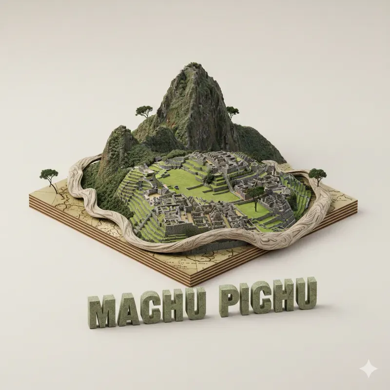 World Heritage 3D Map Art