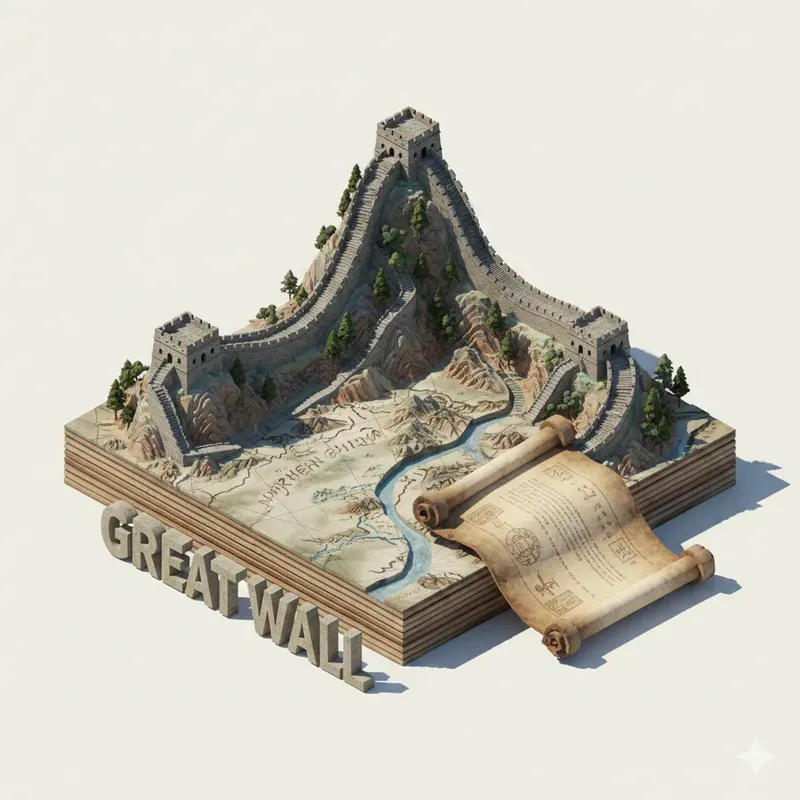 World Heritage 3D Map Art