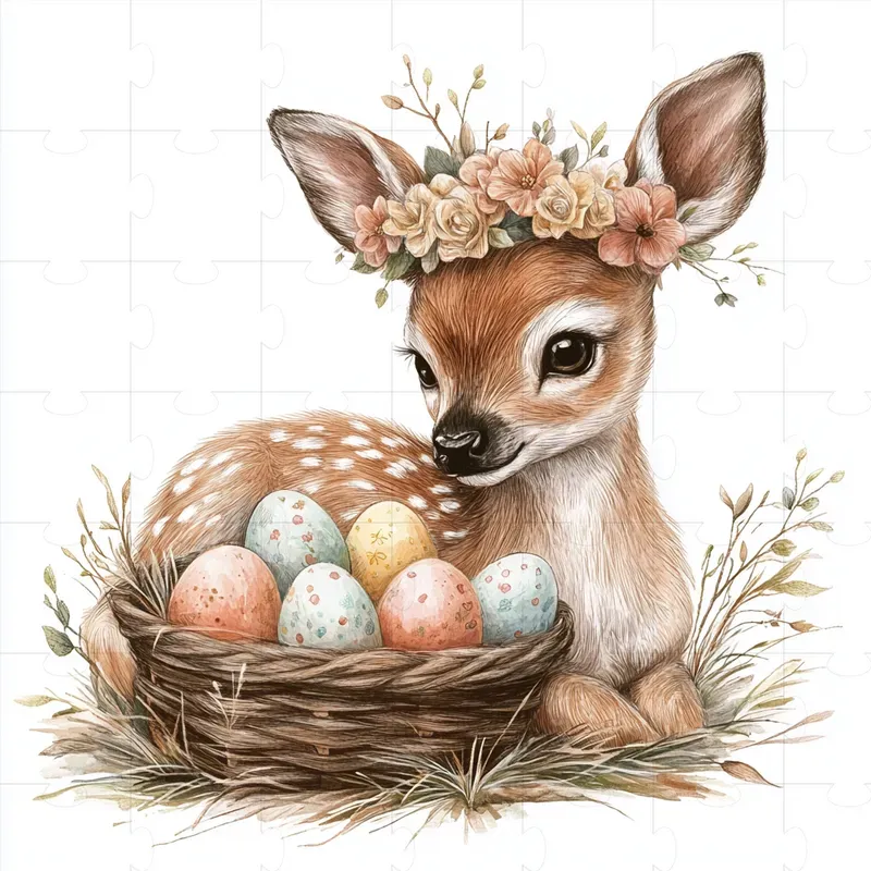 Whimsical Pastel Easter Cliparts