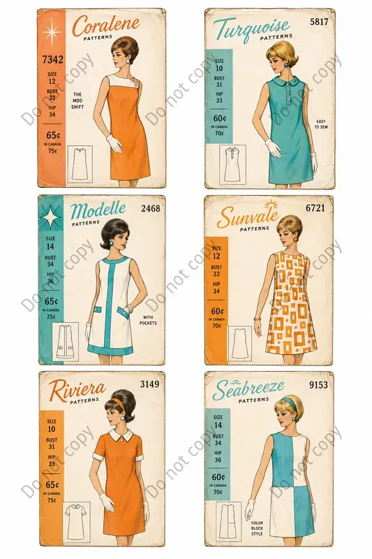 Vintage Pattern Envelope Sheets
