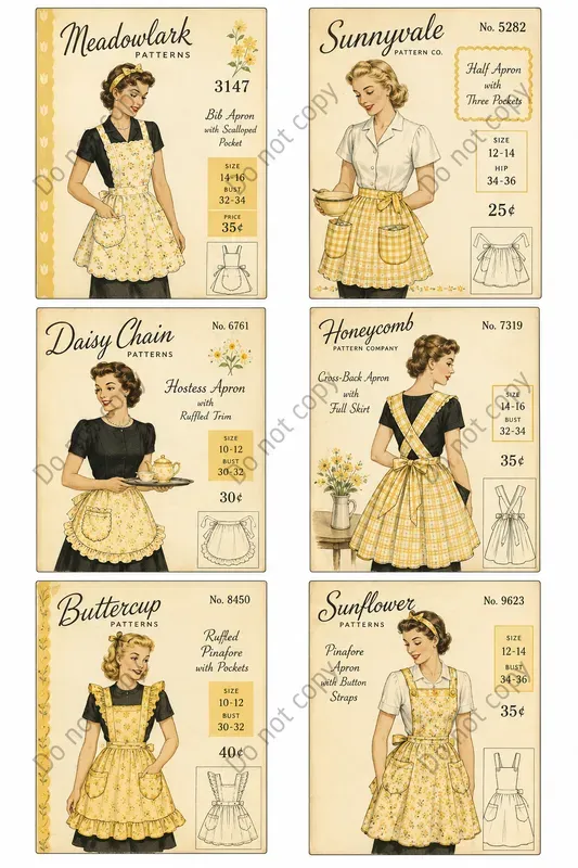 Vintage Pattern Envelope Sheets
