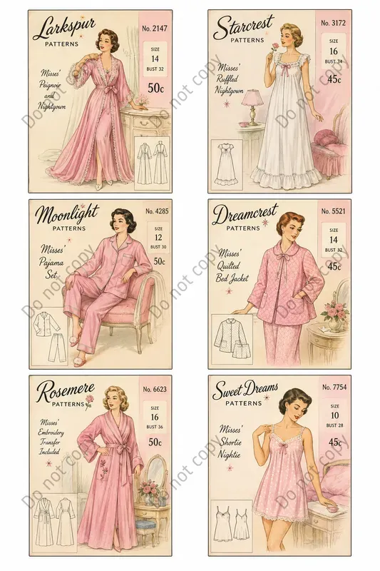 Vintage Pattern Envelope Sheets