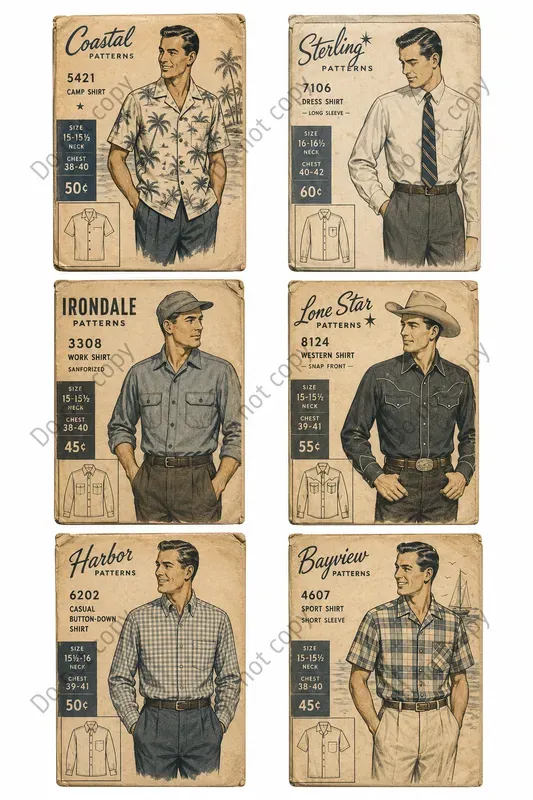 Vintage Pattern Envelope Sheets
