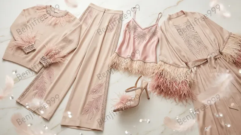 Custom Luxury Apparel Flatlay Ads