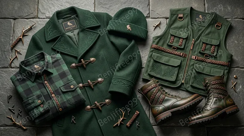 Custom Luxury Apparel Flatlay Ads