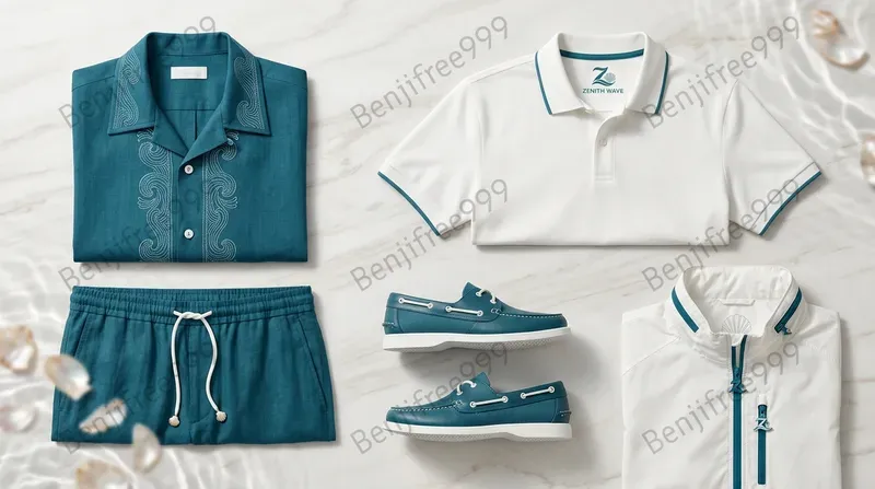 Custom Luxury Apparel Flatlay Ads