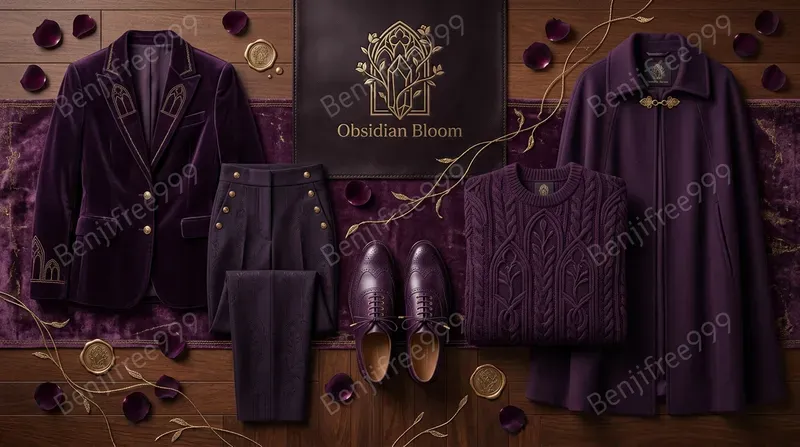 Custom Luxury Apparel Flatlay Ads