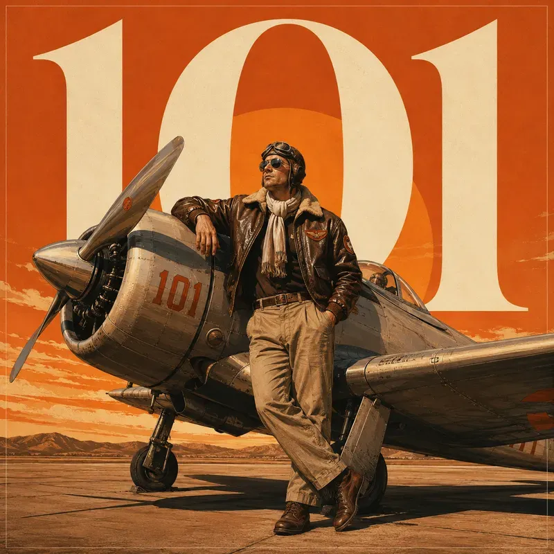Retro Numeric Poster Riders