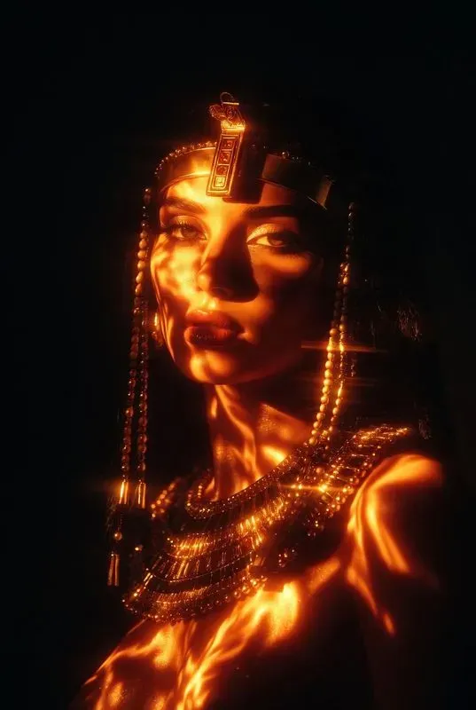 Cinematic Shadow Portrait Art