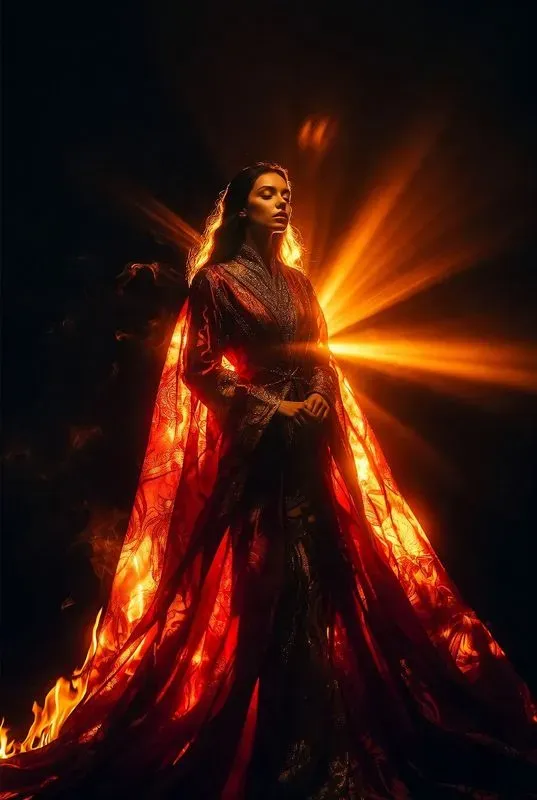 Cinematic Shadow Portrait Art