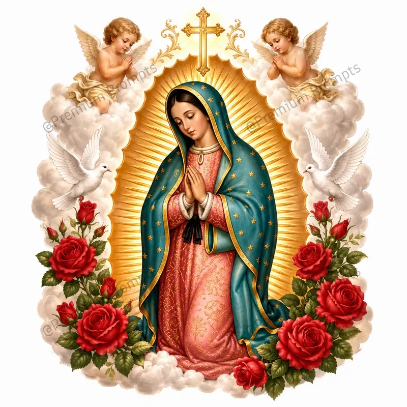Virgin Of Guadalupe Sacred Cliparts